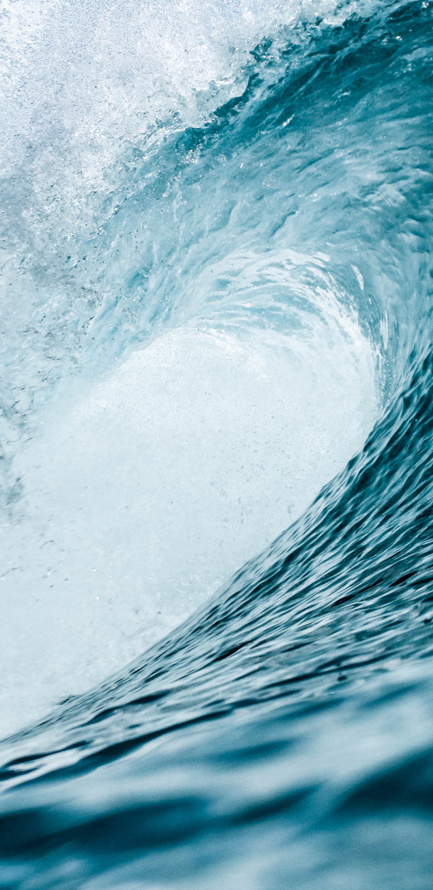 Vagues de L'océan, Terre, Puissance Des Vagues, Mer, le Vent Vague. Wallpaper in 1440x2960 Resolution