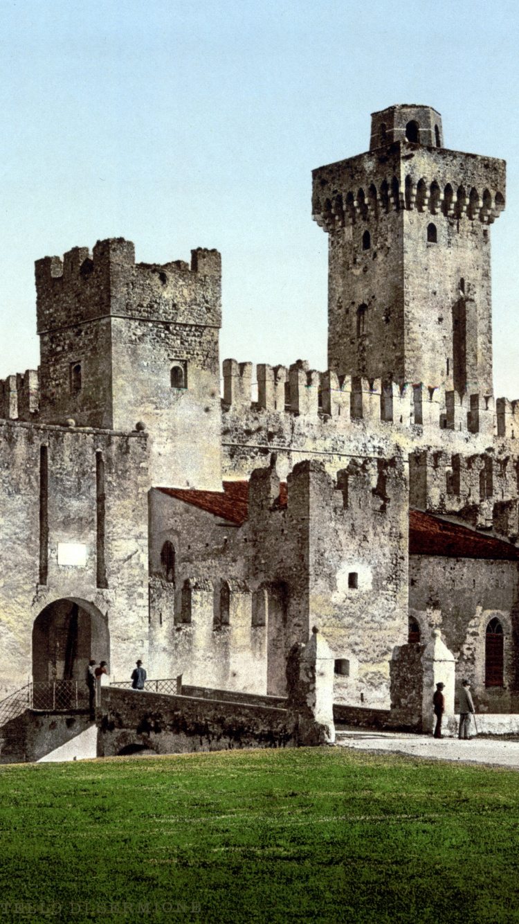 湖, 城堡, 防御工事, 中世纪建筑风格, 历史站 壁纸 750x1334 允许