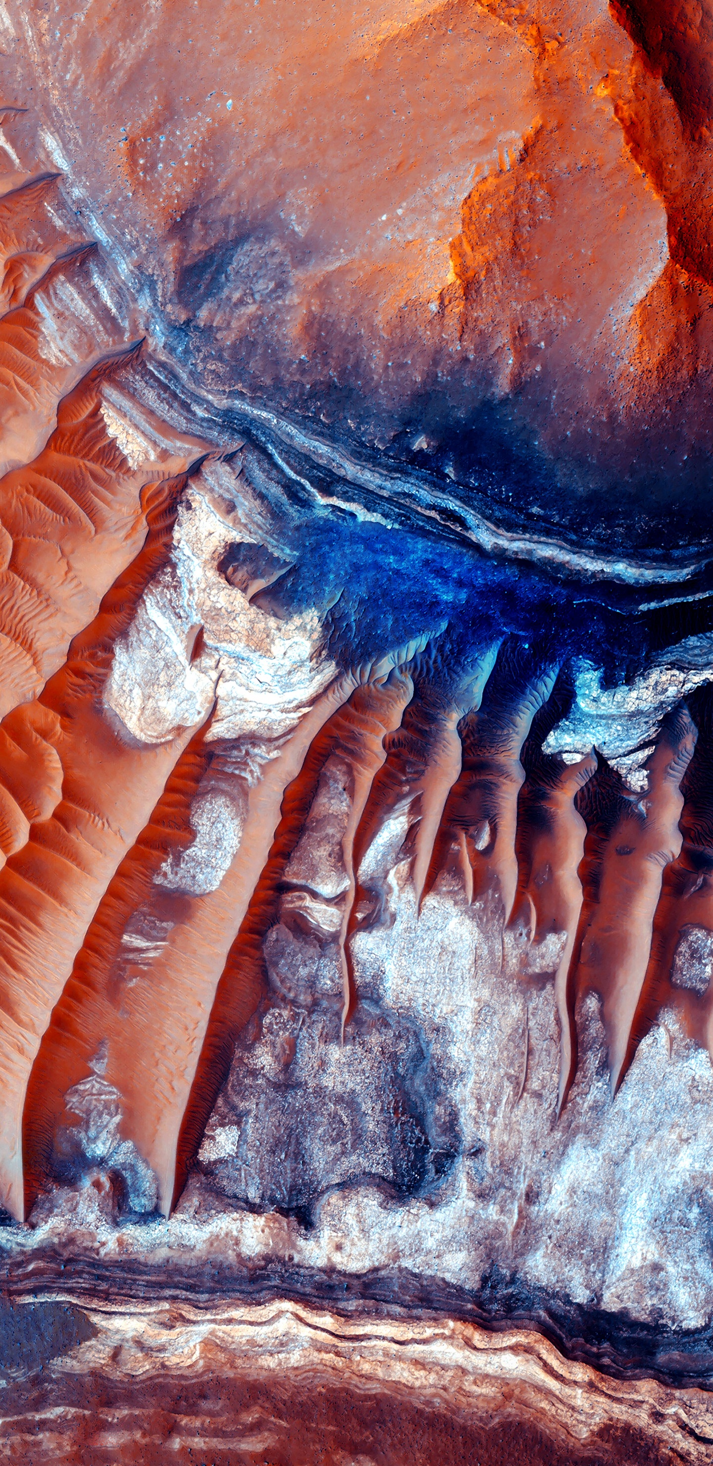 Mar, NASA, Mars Reconnaissance Orbiter, Planète, Eau. Wallpaper in 1440x2960 Resolution