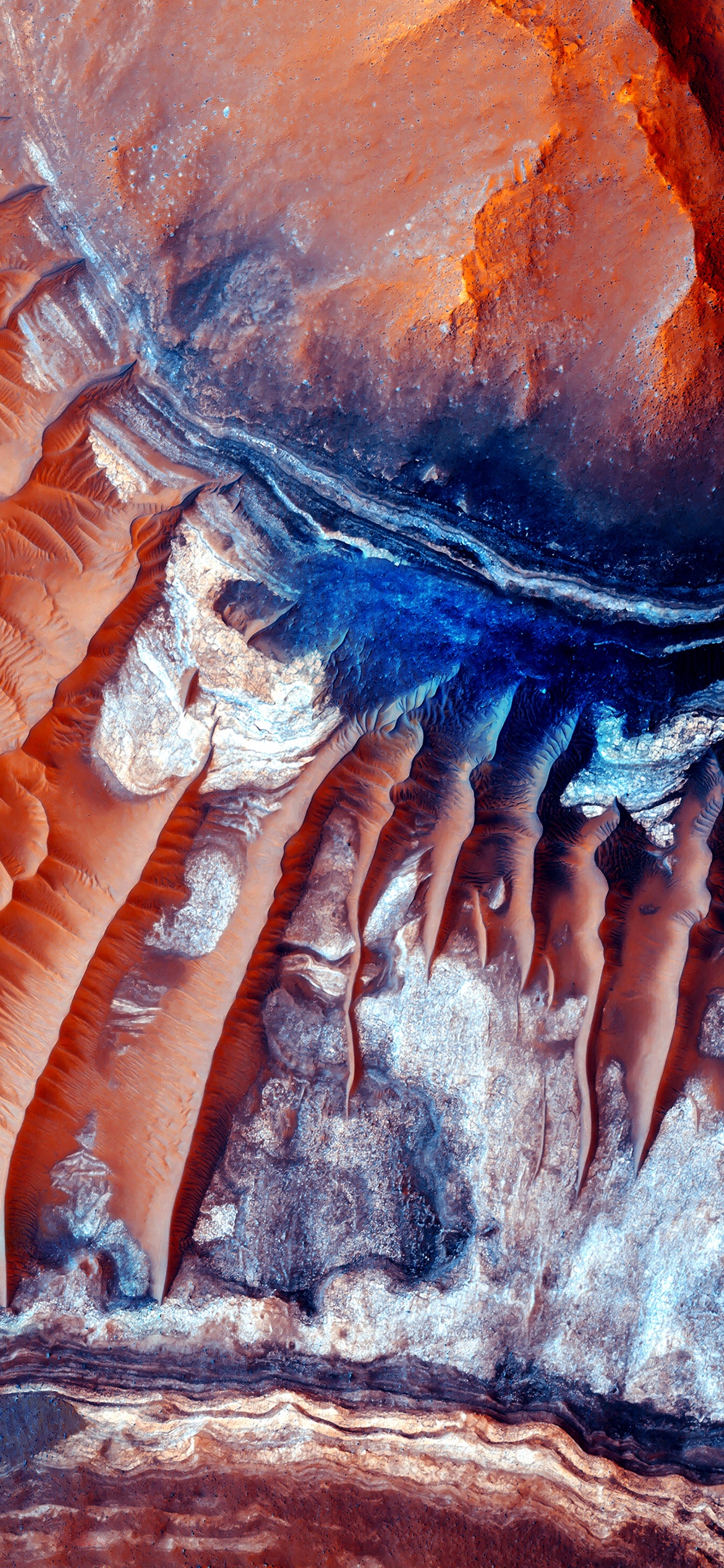 Mars, Nasa, Mars Reconnaissance Orbiter, Planet, Water. Wallpaper in 1242x2688 Resolution