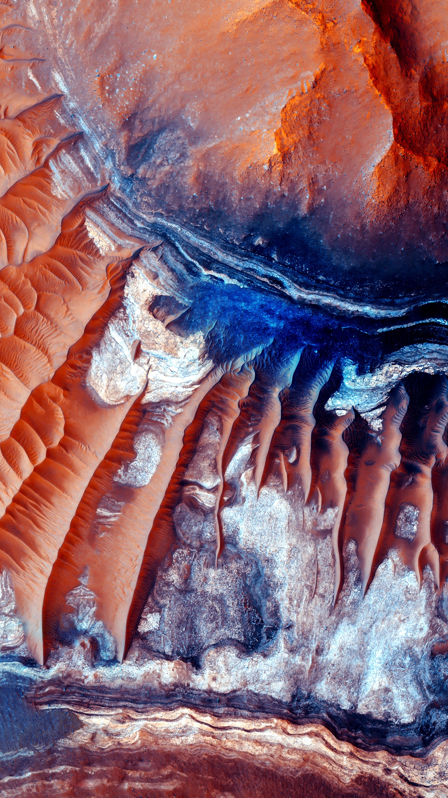 Mars, Nasa, Mars Reconnaissance Orbiter, Planet, Water. Wallpaper in 1440x2560 Resolution