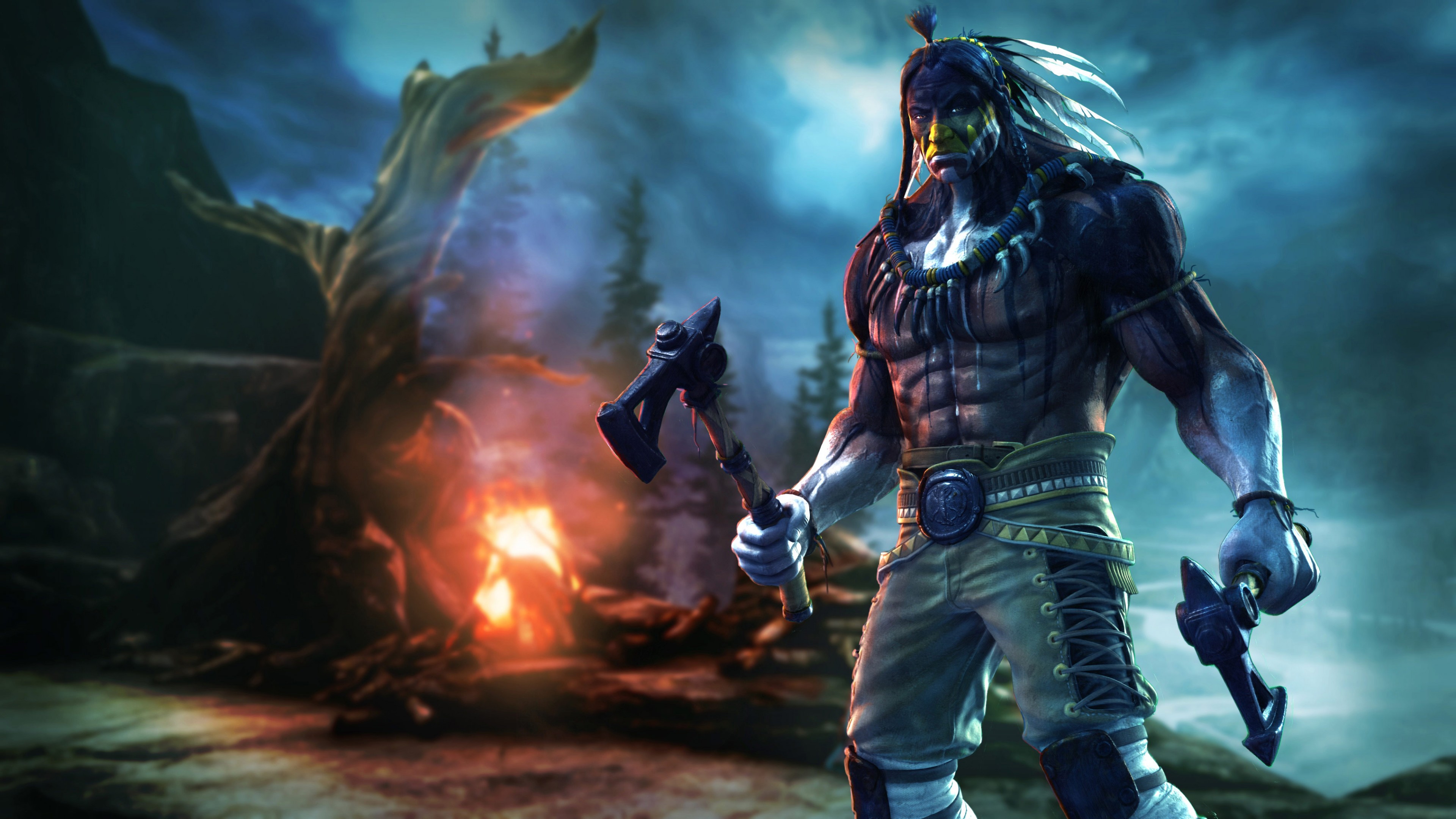 Killer Instinct Thunder, Killer Instinct, Jago, Fighting Game, Xbox One. Wallpaper in 3840x2160 Resolution