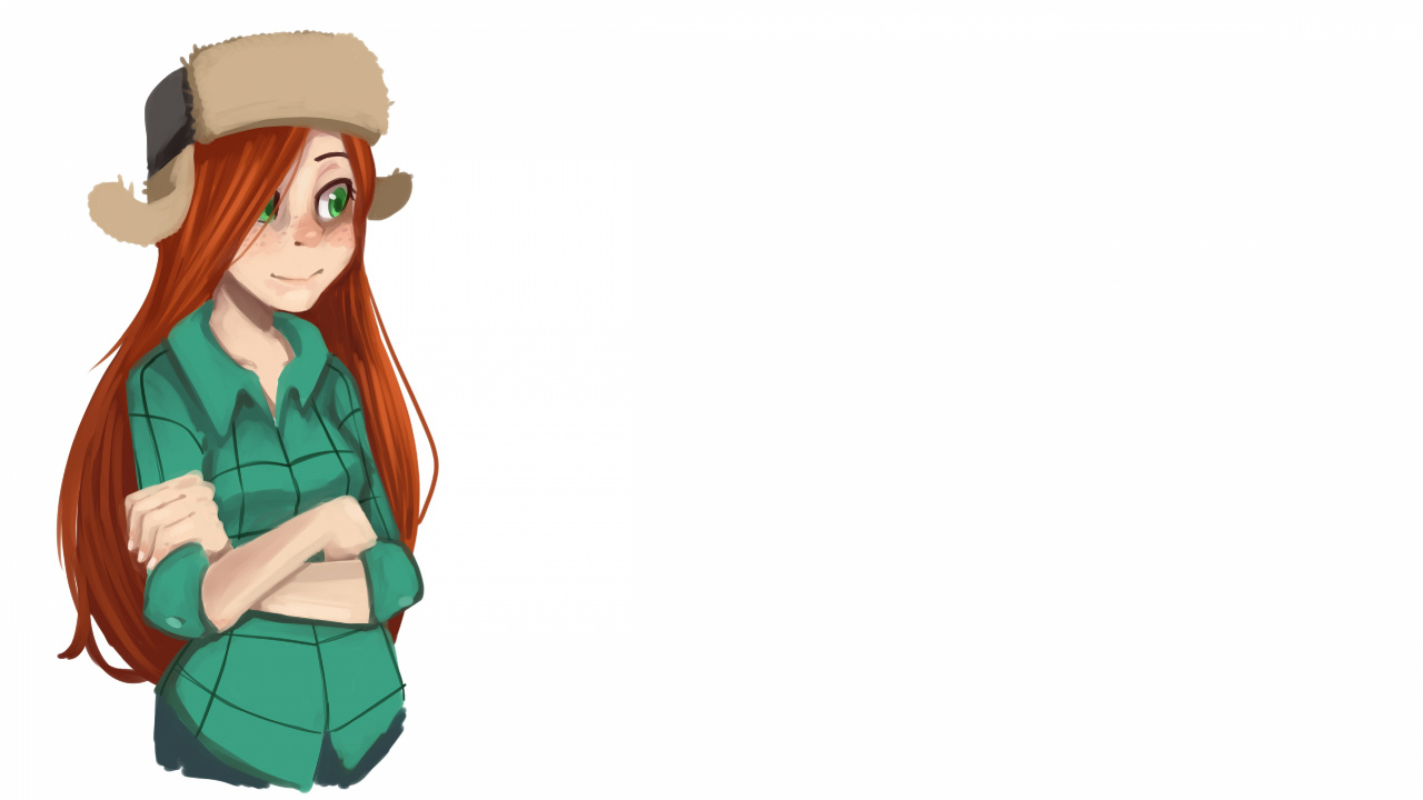 Femme en Robe Verte et Bleue Personnage Anime. Wallpaper in 1280x720 Resolution