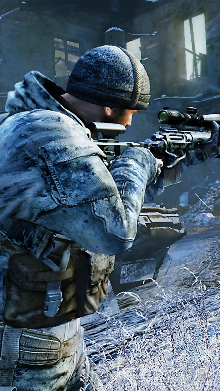 Francotirador Fantasma Guerrero 2, Francotirador Fantasma Guerrero 3, Guerrero Fantasma Francotirador, ci Games, Single-player Video Juego. Wallpaper in 750x1334 Resolution