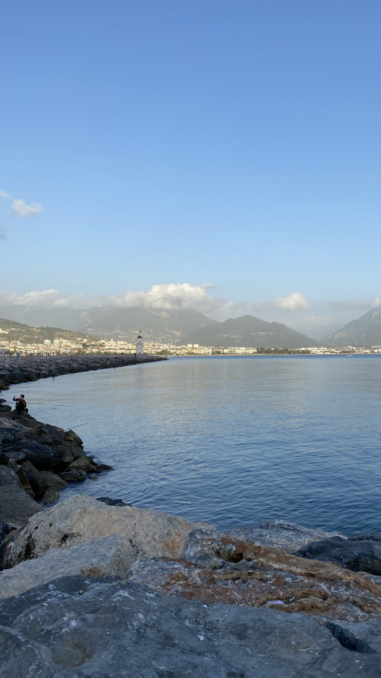 Kizilkule, Eau, Lac, Highland, Banque. Wallpaper in 750x1334 Resolution