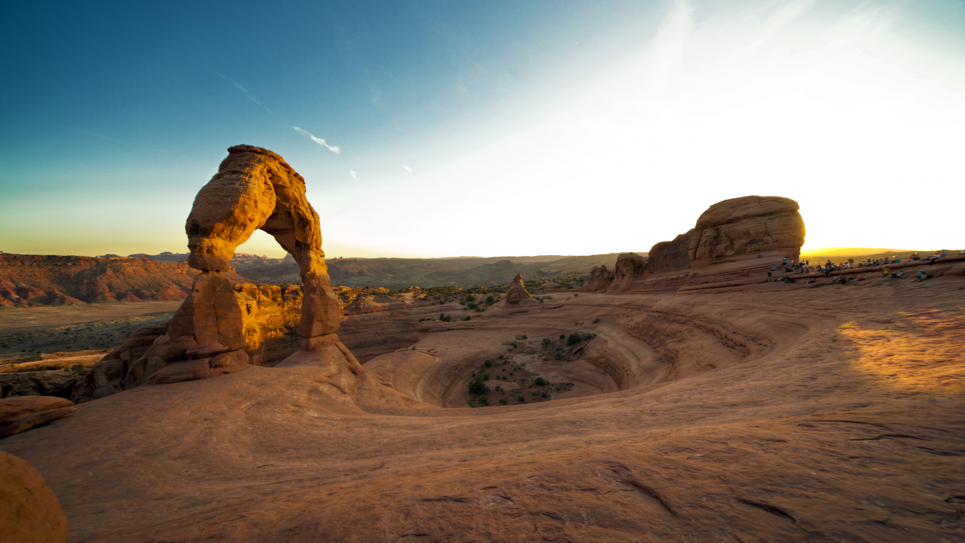 Brown Rock Formation Under Blue Sky During Daytime. Wallpaper in 1920x1080 Resolution