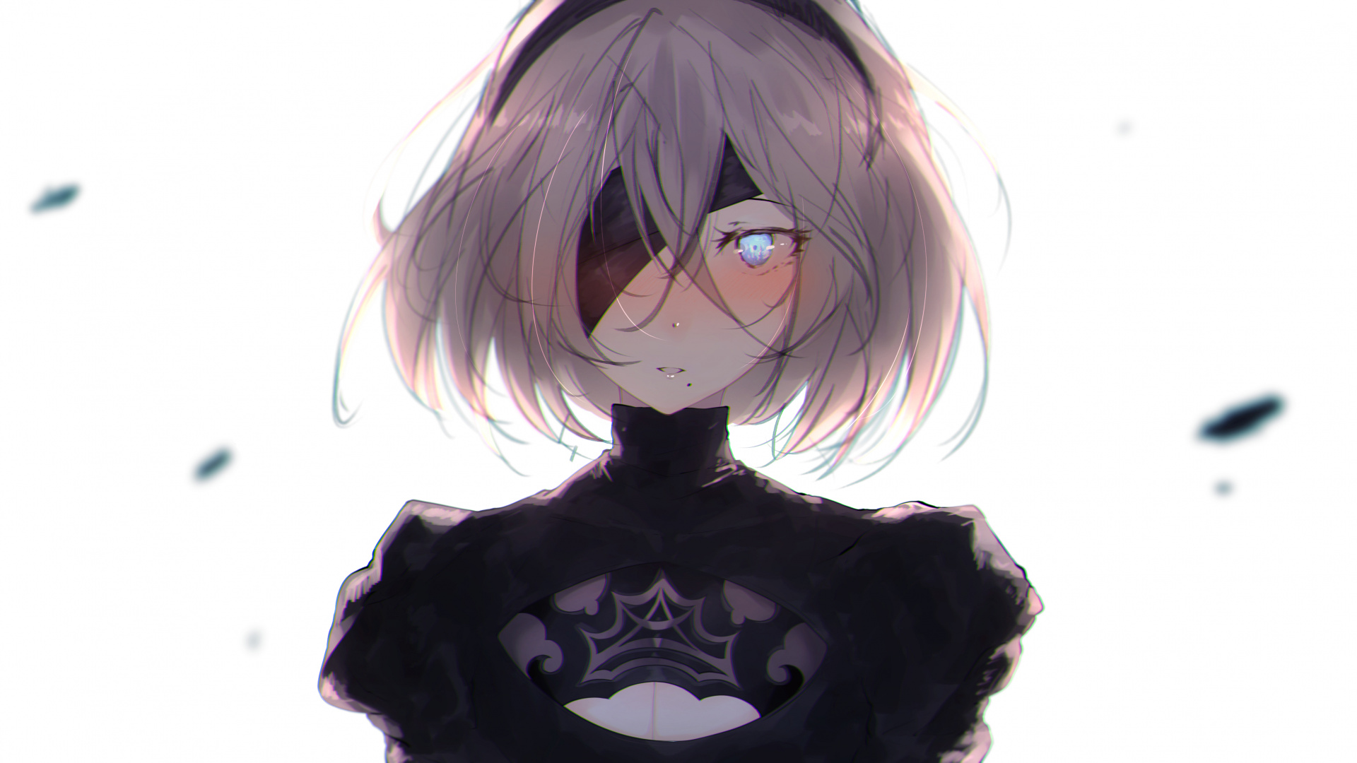 Mujer en Vestido Negro Personaje de Anime. Wallpaper in 1920x1080 Resolution