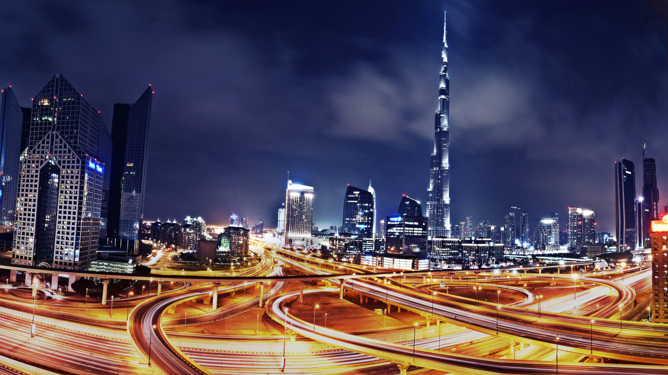 城市景观, 城市, 大都会, 天际线, 里程碑 壁纸 1366x768 允许