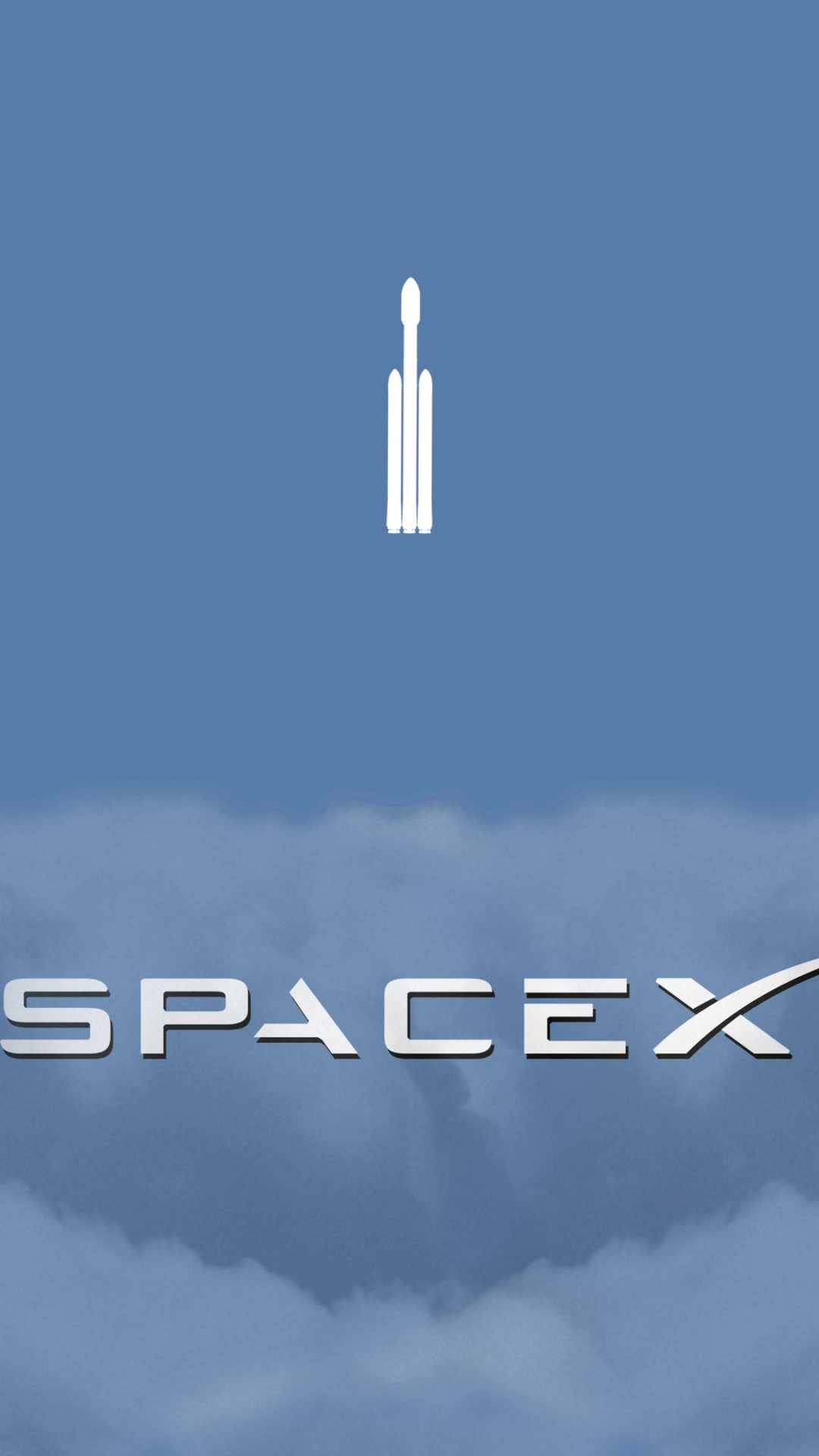 SpaceX, Rocket, Elon Musks Tesla Roadster, Daytime, Cloud. Wallpaper in 1080x1920 Resolution