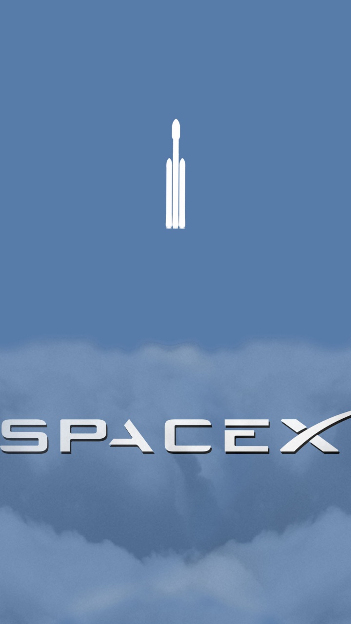 SpaceX, Rocket, Elon Musks Tesla Roadster, Daytime, Cloud. Wallpaper in 720x1280 Resolution
