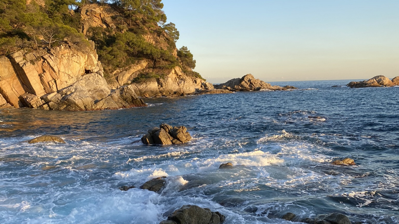 Mar, Costa, Agua, Promontorio, la Física. Wallpaper in 1366x768 Resolution