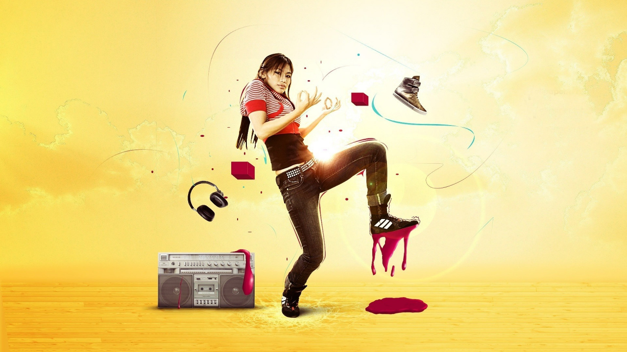 Ilustración, Diseño Gráfico, Letra, Sica, Felicidad. Wallpaper in 1280x720 Resolution