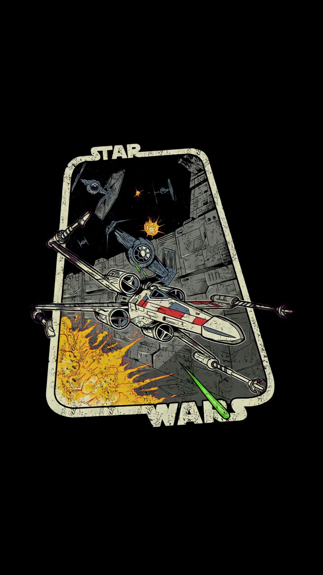 Star Wars, Amoled, Graphics, Darth Maul, Luke Skywalker. Wallpaper in 1080x1920 Resolution