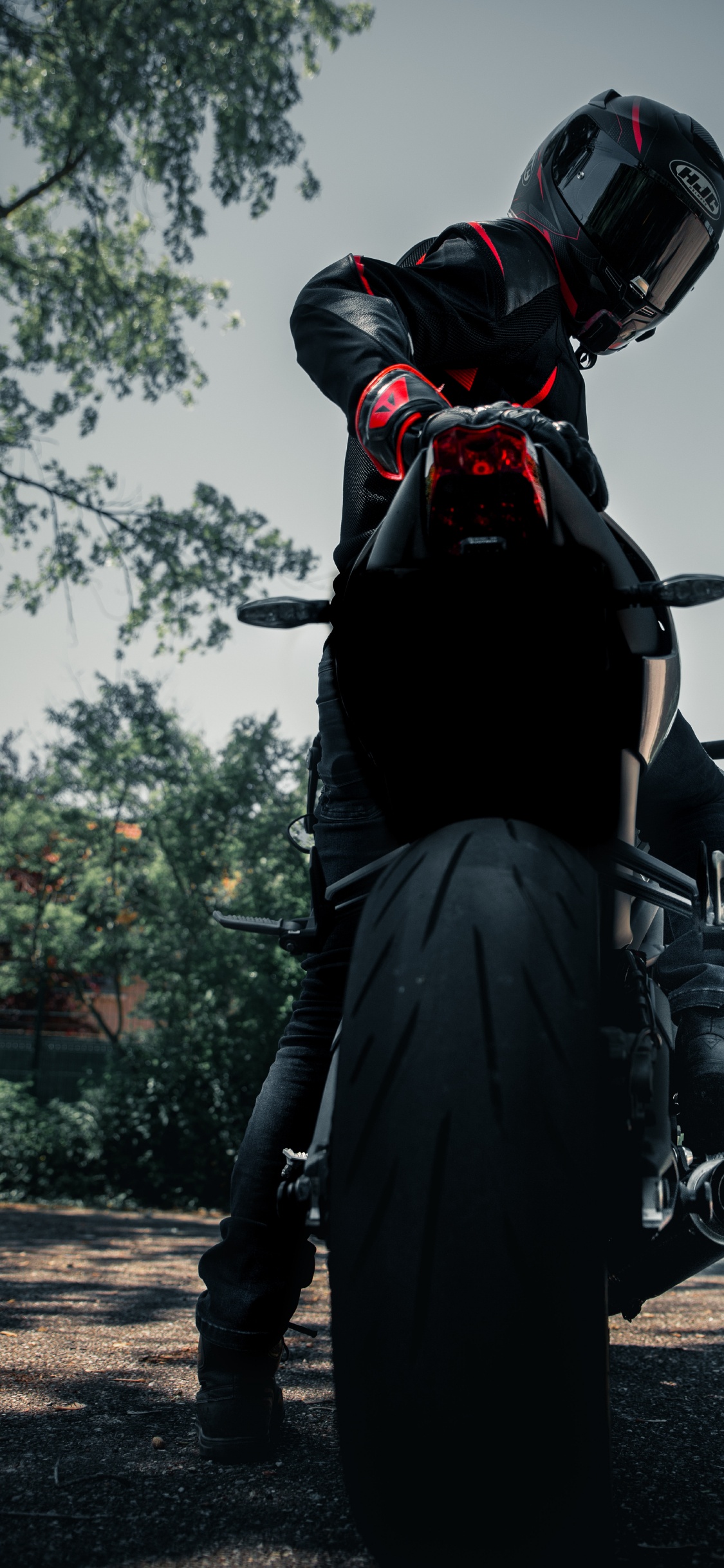 Motorcycle Helmet, Motorcycle, Yamaha Motor Company, Helmet, Motorcycling. Wallpaper in 1125x2436 Resolution