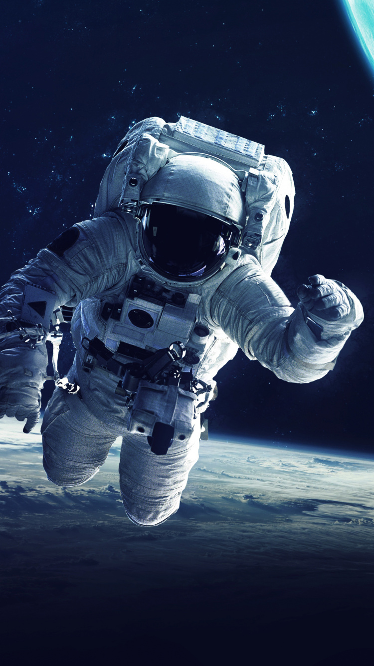 Personne en Costume Blanc et Noir Avec Casque Bleu et Blanc. Wallpaper in 750x1334 Resolution