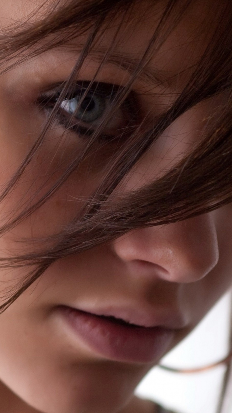 Hair, Eyebrow, Chin, Nose, Beauty. Wallpaper in 750x1334 Resolution