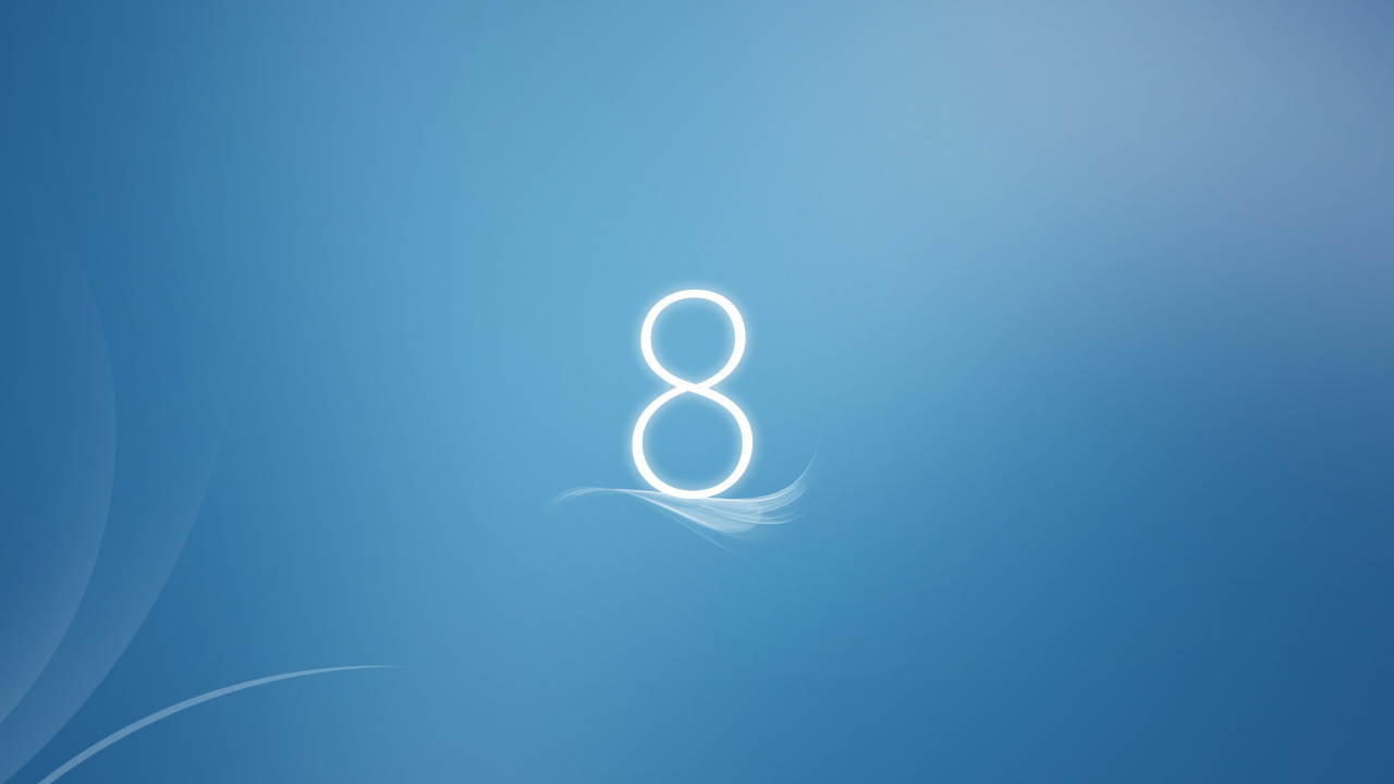 Illustration de Coeur Bleu et Blanc. Wallpaper in 1280x720 Resolution