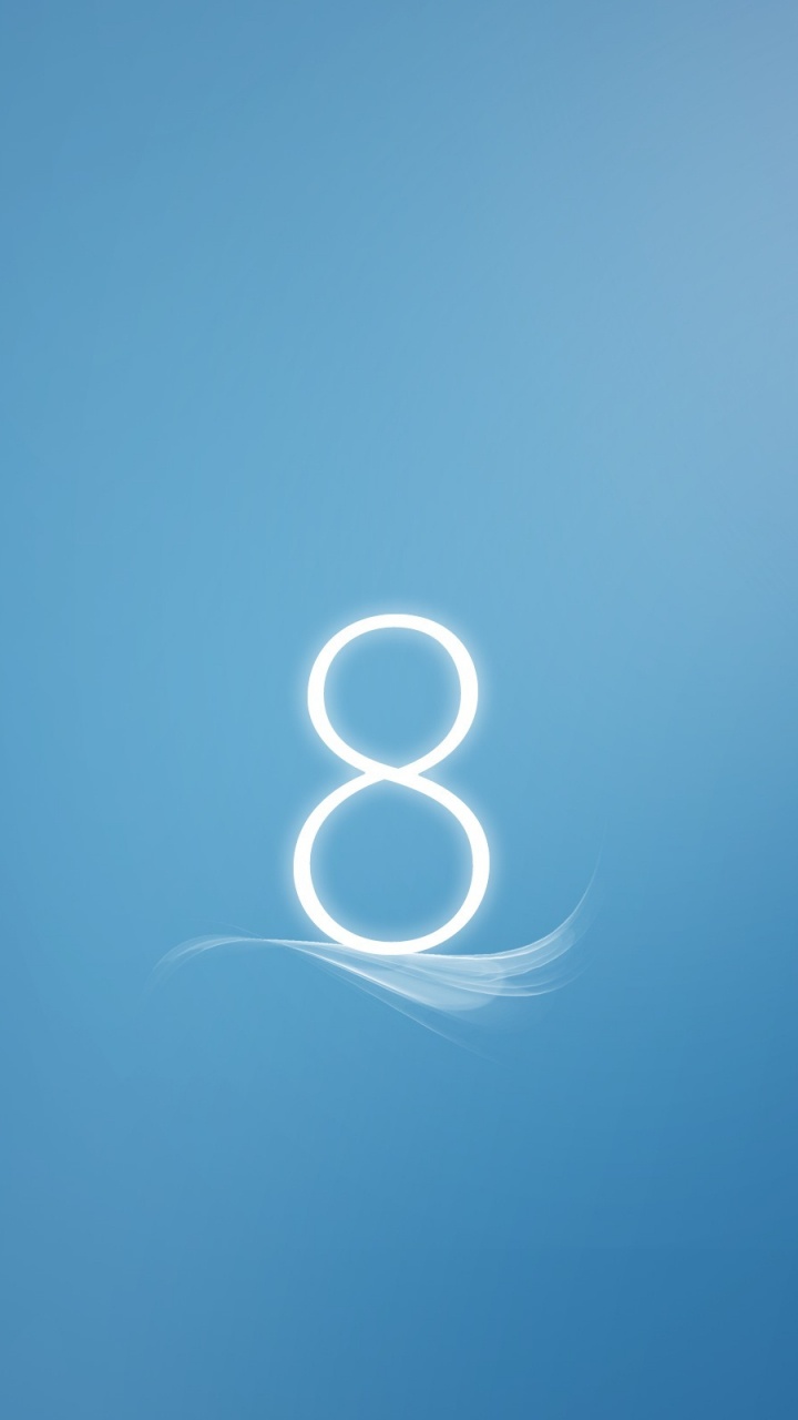 Illustration de Coeur Bleu et Blanc. Wallpaper in 720x1280 Resolution