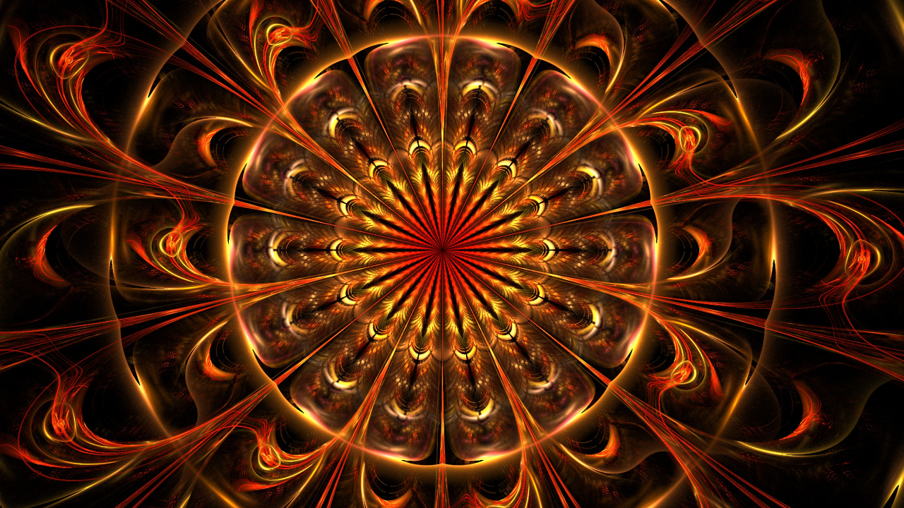 Illustration Ronde Brune et Noire. Wallpaper in 1280x720 Resolution