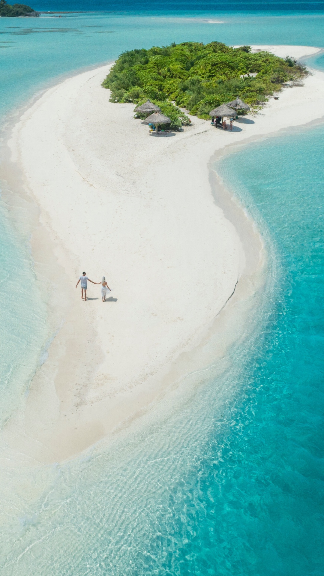 Isla, Playa, el Atolón De, Vacaciones, Costeras y Oceánicas, Las Formas de Relieve. Wallpaper in 1080x1920 Resolution