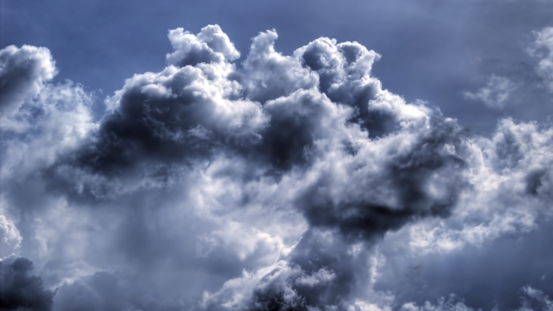 Nubes Blancas y Cielo Azul. Wallpaper in 1920x1080 Resolution