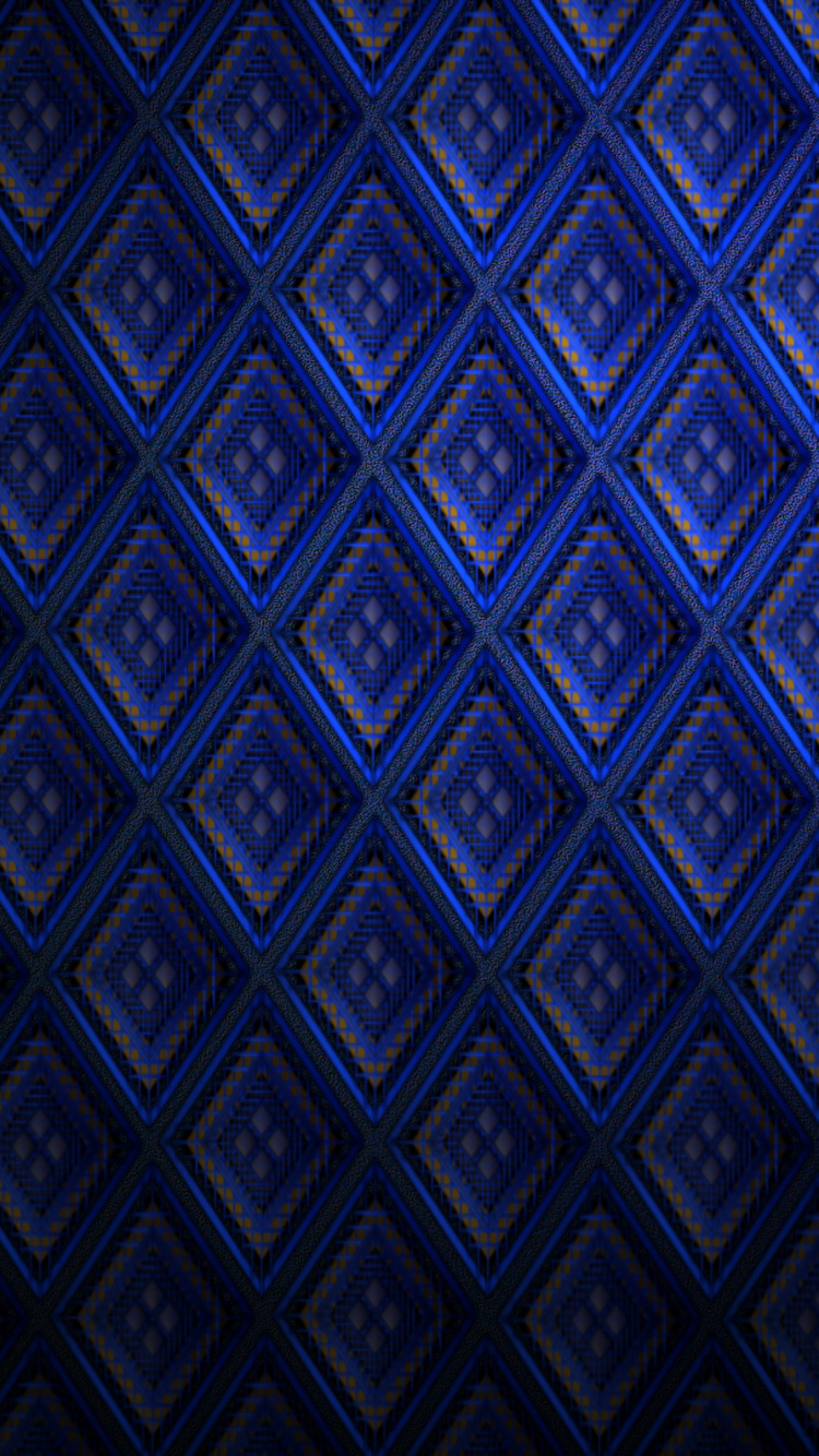 Blue and White Square Pattern. Wallpaper in 750x1334 Resolution