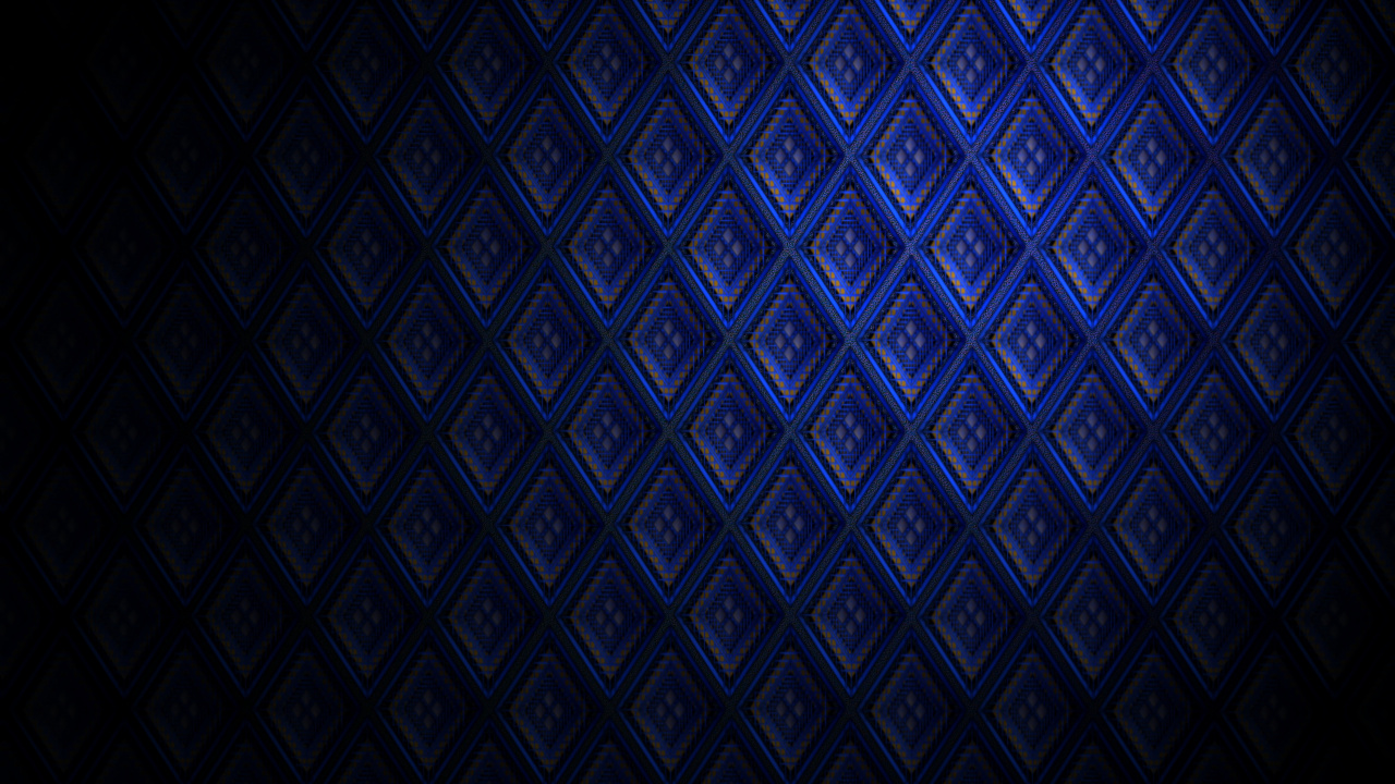 Blaues Und Weißes Quadratisches Muster. Wallpaper in 1280x720 Resolution