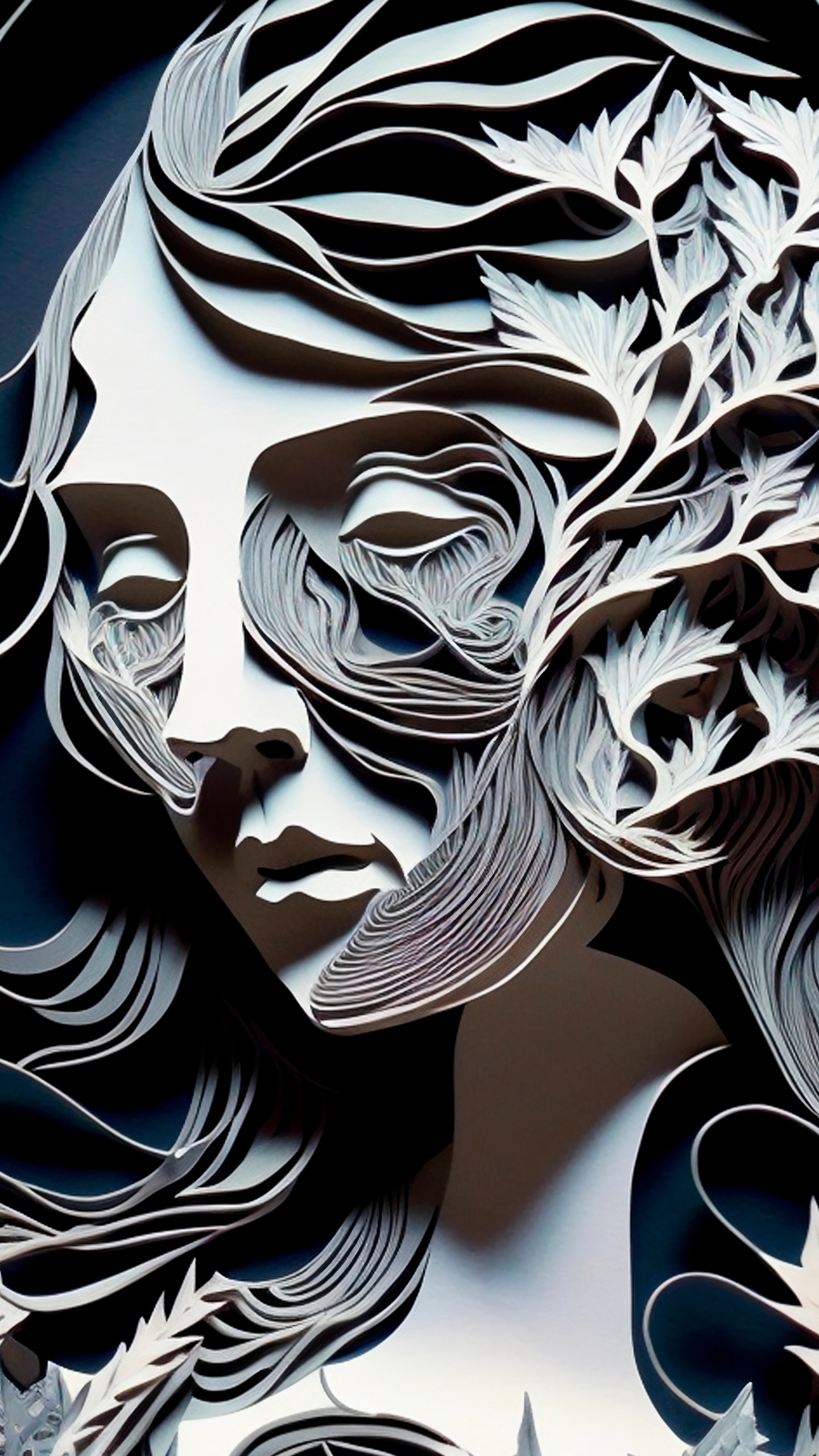 Fiction, New Island Books, Eye, Eyelash, Art. Wallpaper in 1440x2560 Resolution