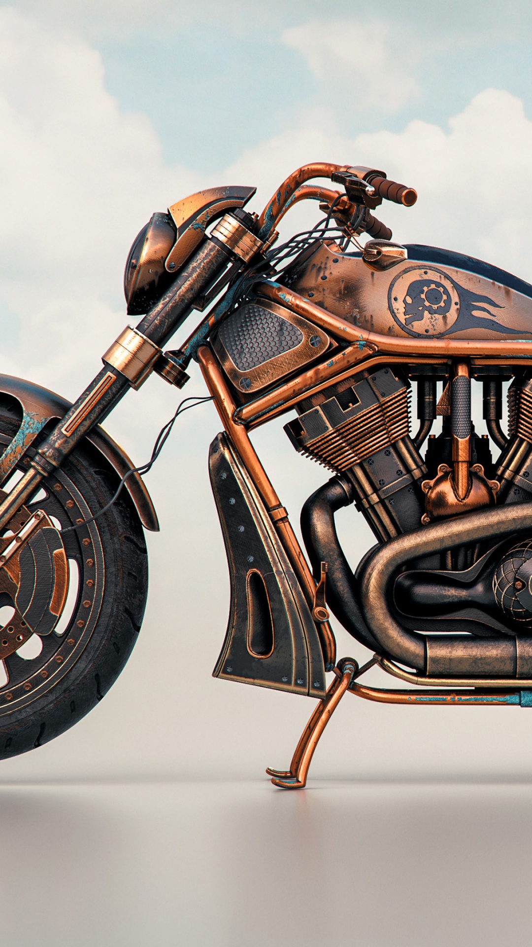 燃料罐, 菜刀, 巡洋舰, Mixamo, 渲染 壁纸 1080x1920 允许