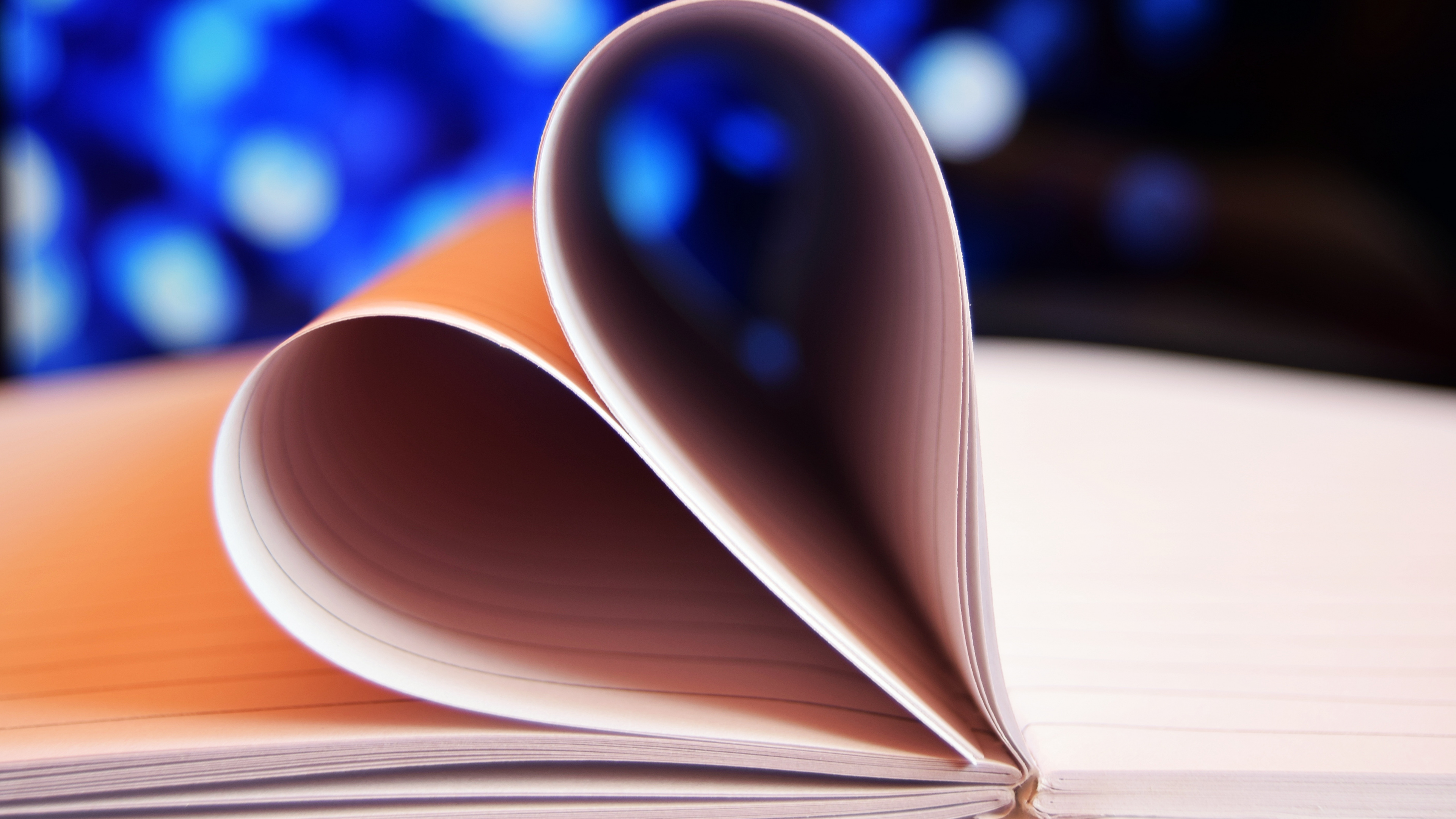 Blue, Heart, Cup, Coffee Cup, Love. Wallpaper in 3840x2160 Resolution