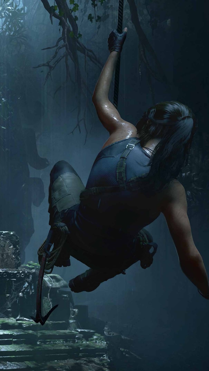 Shadow of The Tomb Raider, Tomb Raider, Rise of The Tomb Raider, Lara Croft, Agua. Wallpaper in 720x1280 Resolution