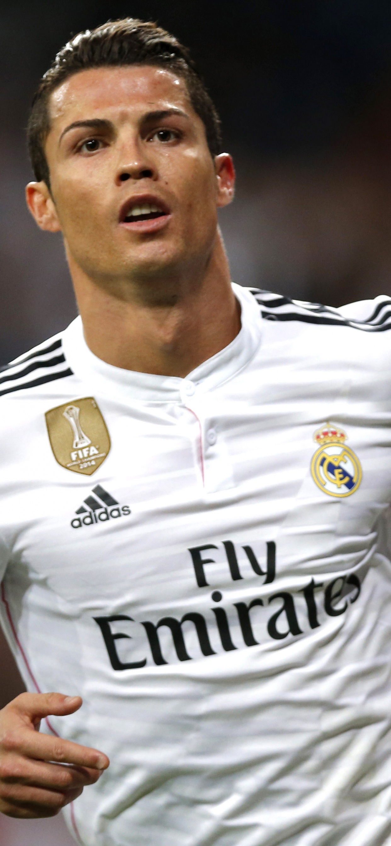 Hombre de Camiseta Blanca y Negra de Adidas.. Wallpaper in 1242x2688 Resolution