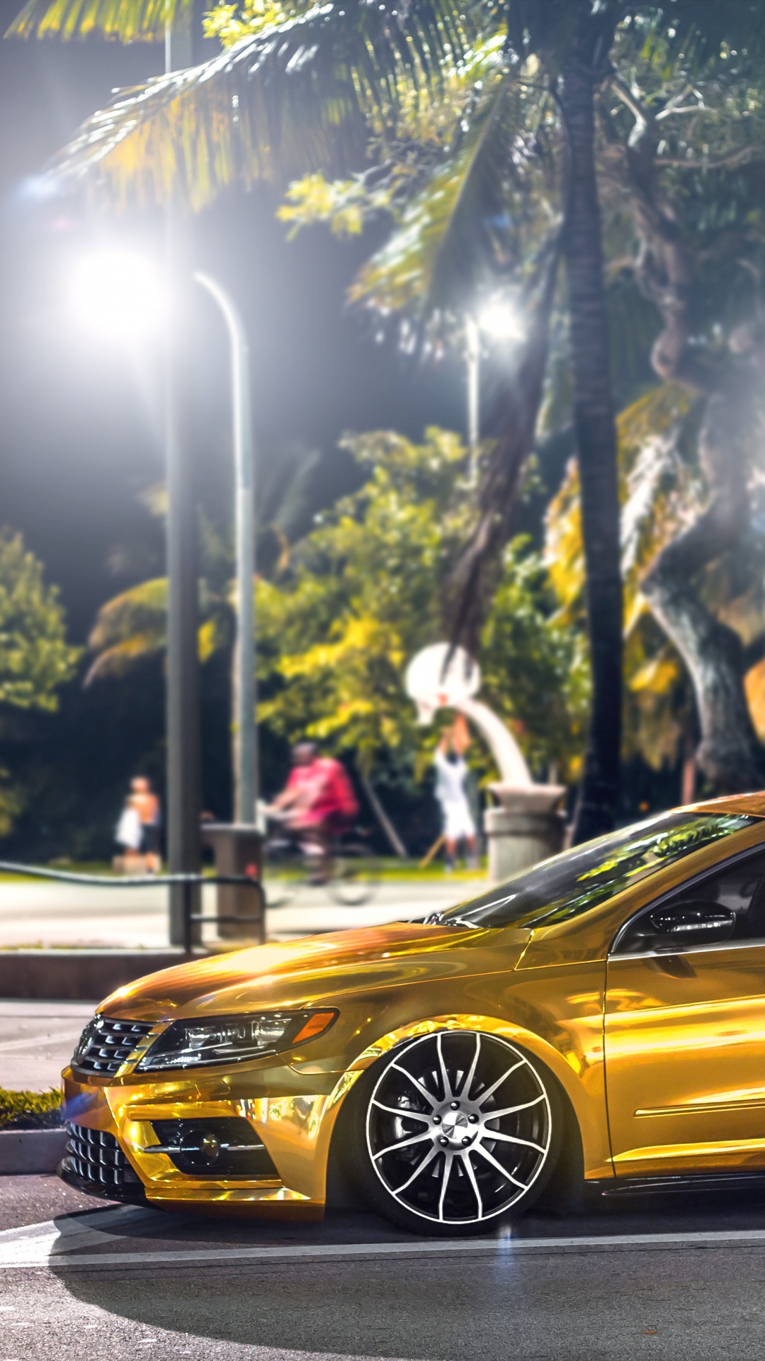 Yellow Porsche 911 Parked on Road During Daytime. Wallpaper in 1080x1920 Resolution