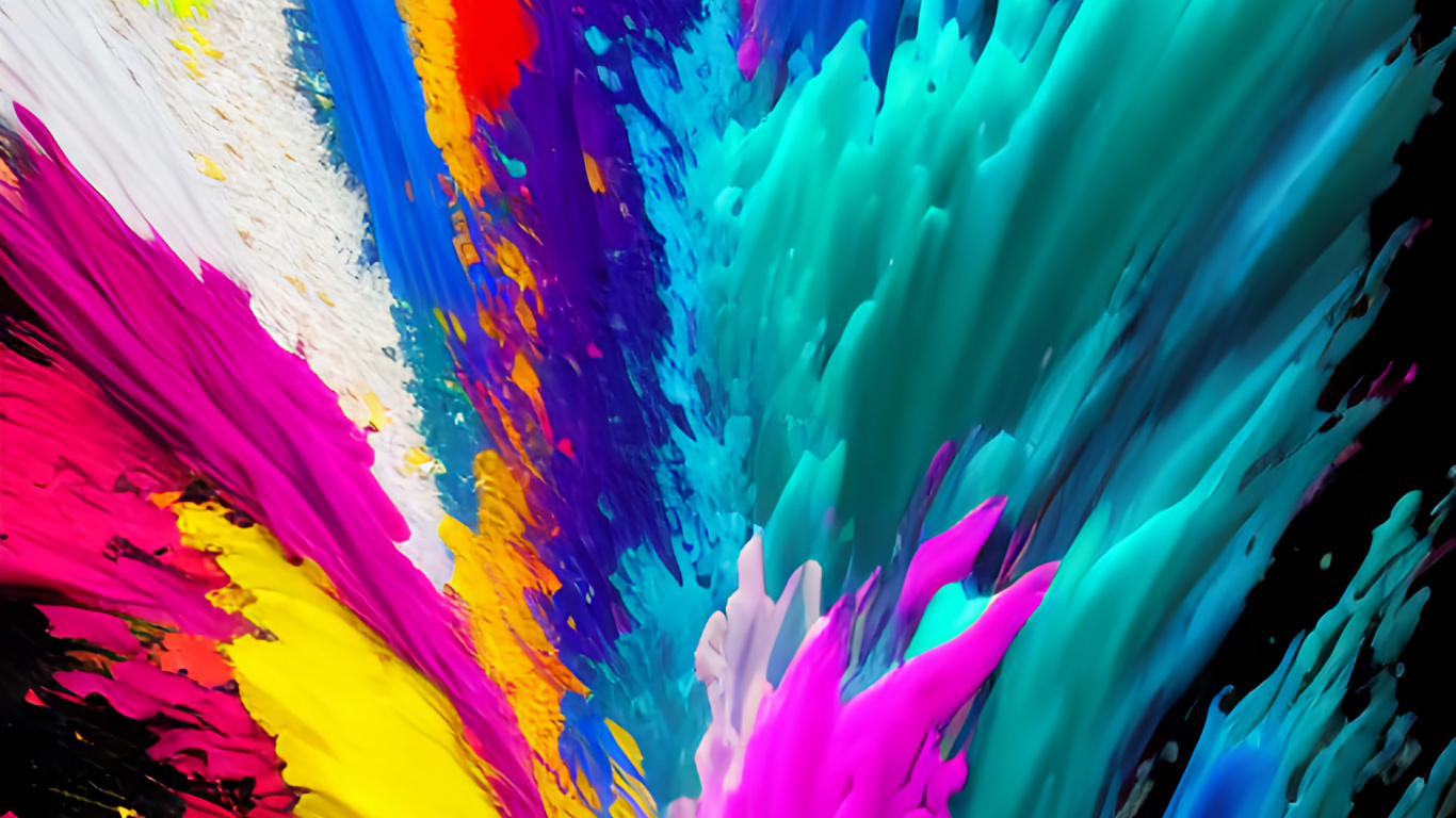 Plume, Art, Art Fractal, la Pureté de la Couleur, Peinture D'art. Wallpaper in 1366x768 Resolution