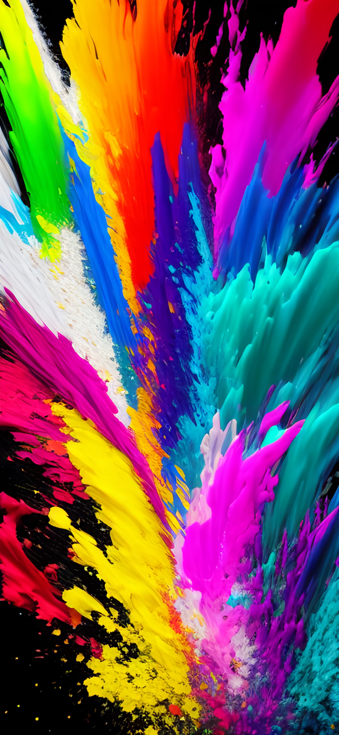 羽毛, 艺术, 分形技术, 色彩, 品红色 壁纸 1125x2436 允许