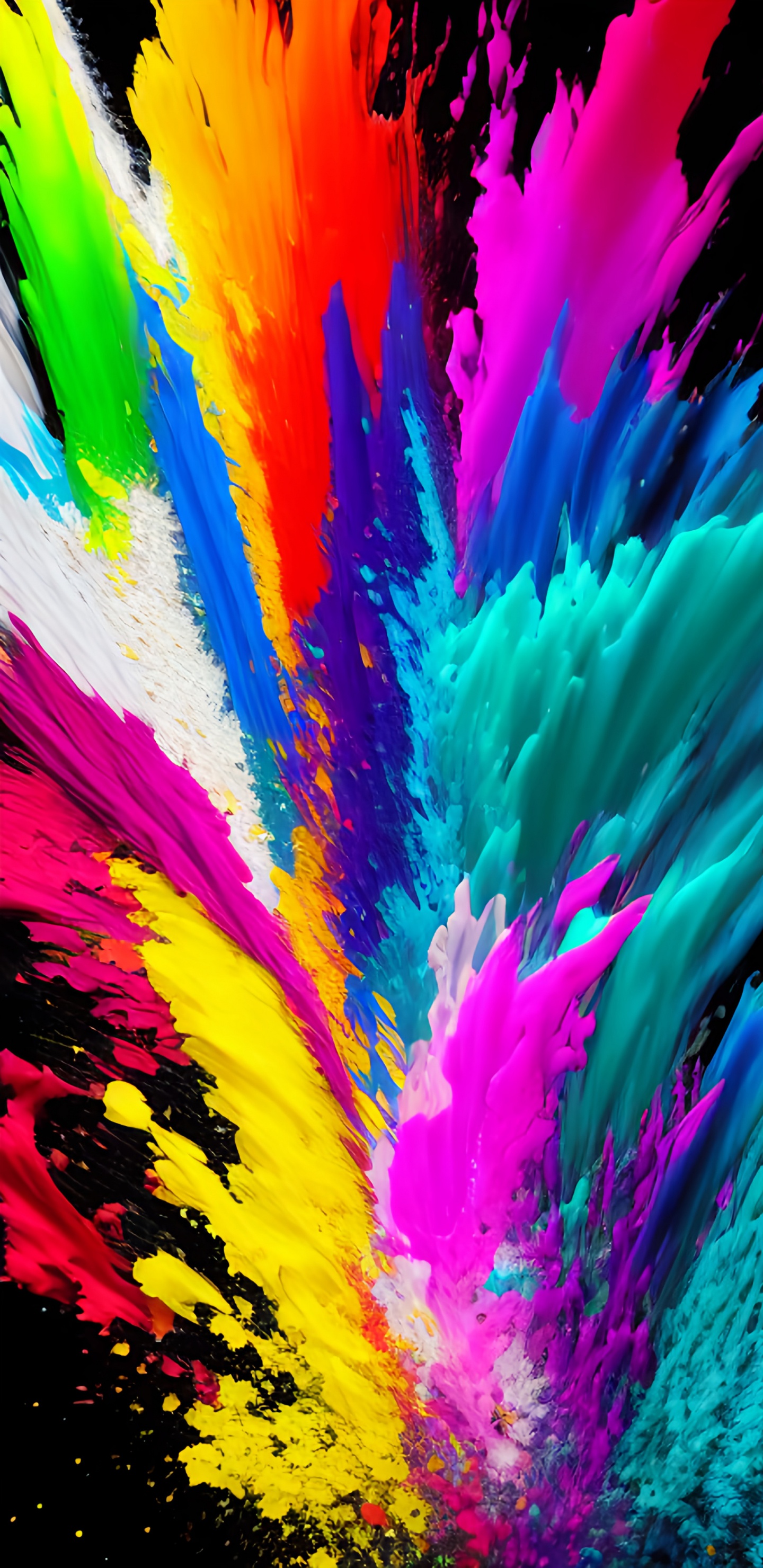 羽毛, 艺术, 分形技术, 色彩, 品红色 壁纸 1440x2960 允许