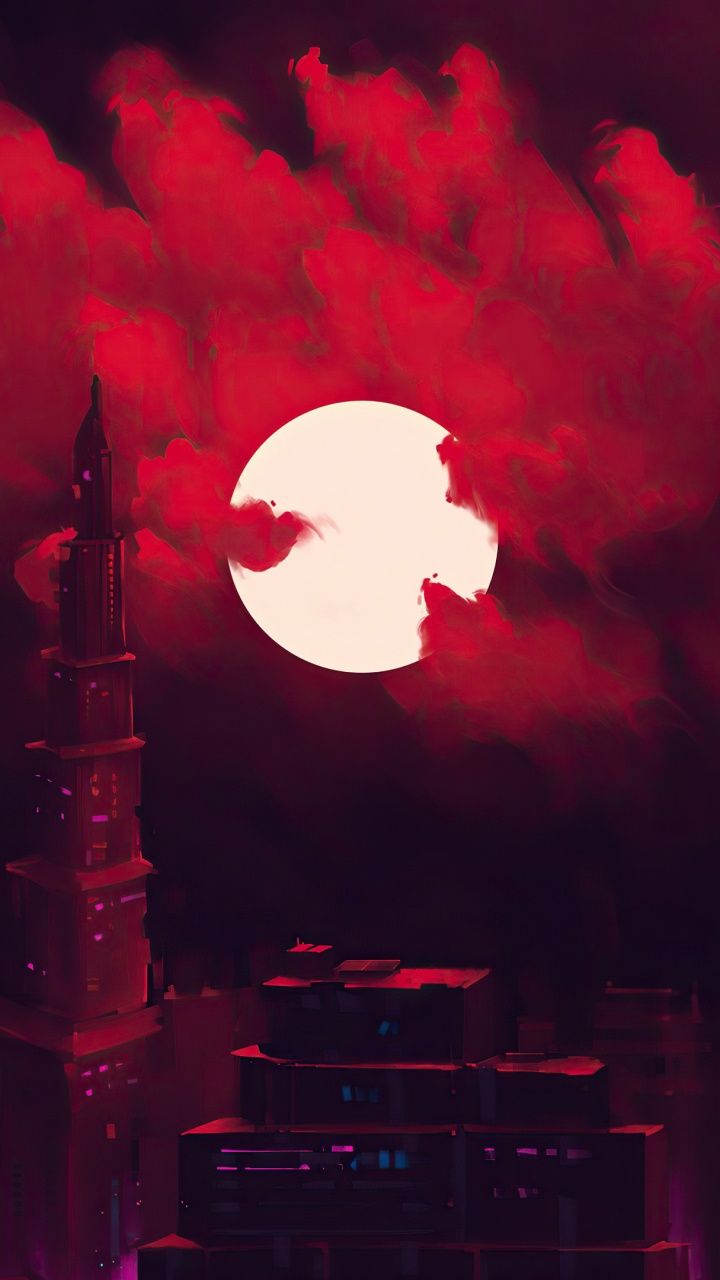 Carmesí, Pétalo, Rosa, Arte, Rojo. Wallpaper in 720x1280 Resolution