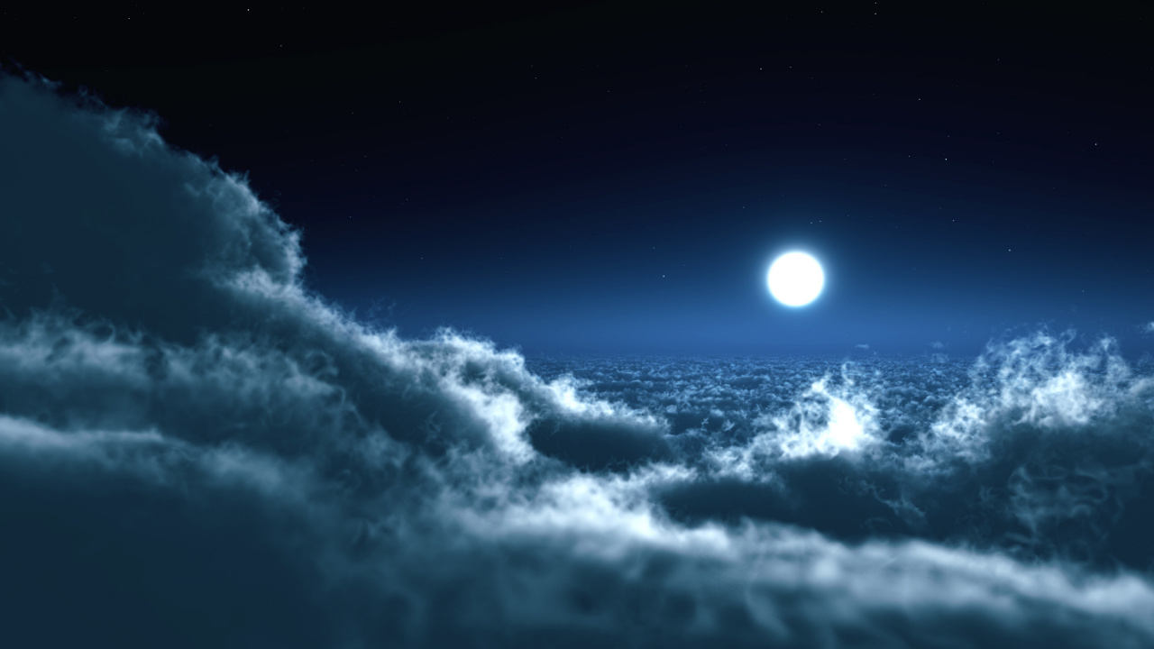 White Clouds and Blue Sky During Daytime. Wallpaper in 1280x720 Resolution