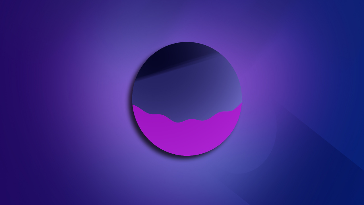 Purple and White Round Illustration. Wallpaper in 1280x720 Resolution