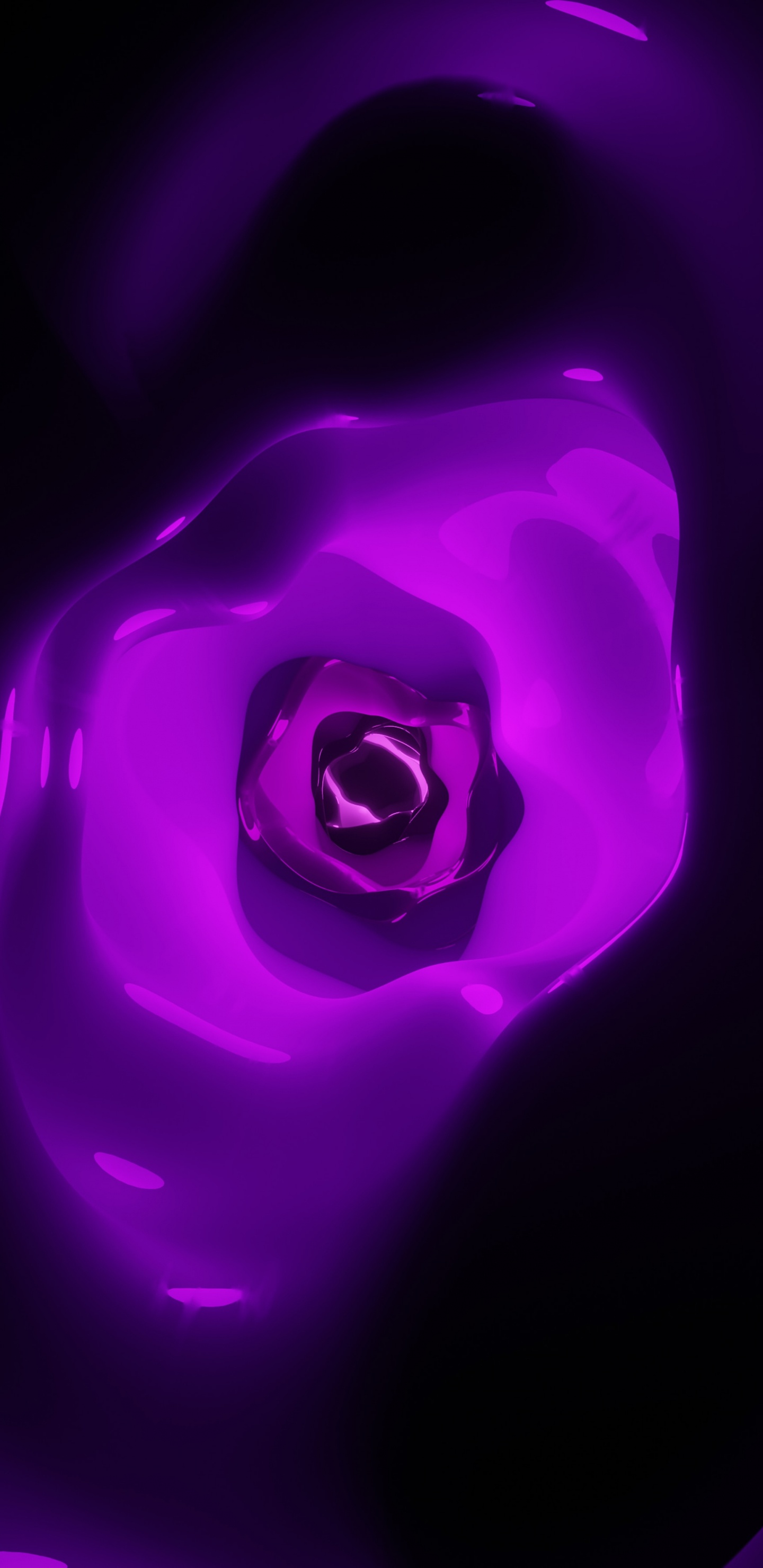 Ilustración de Luz Púrpura y Blanca. Wallpaper in 1440x2960 Resolution