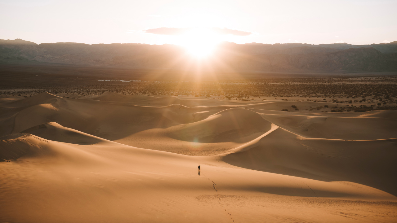 Sahara, Montagnes Rocheuses, Sand, Lumière, ERG. Wallpaper in 1280x720 Resolution