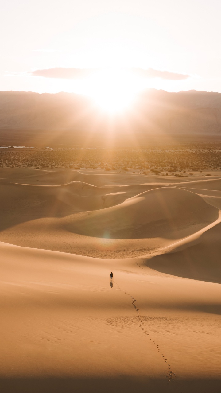 Sahara, Montañas Rocosas, Arena, Luz, Erg. Wallpaper in 720x1280 Resolution