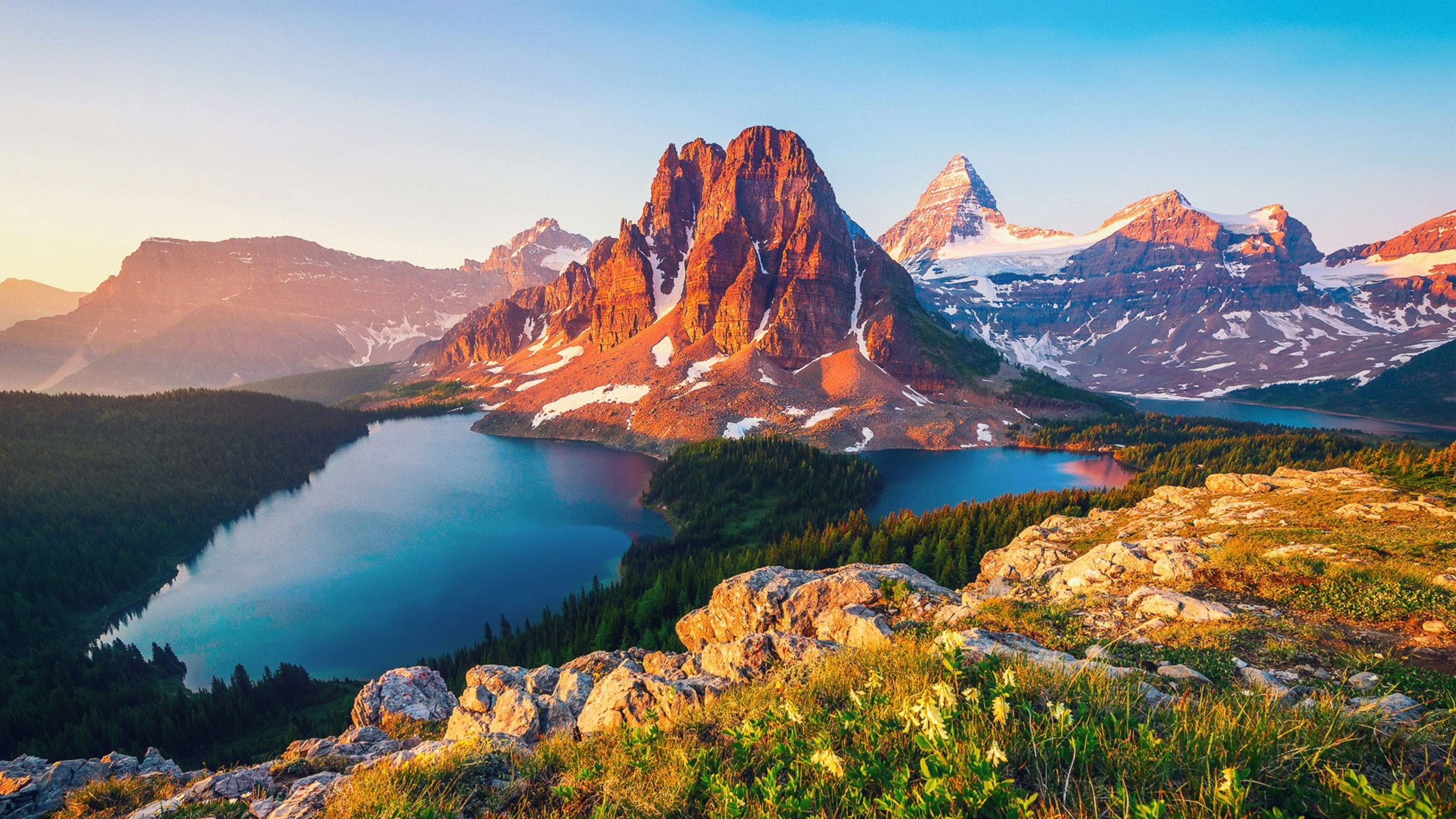 Nature, Mountainous Landforms, Mountain, Mountain Range, Wilderness. Wallpaper in 2560x1440 Resolution