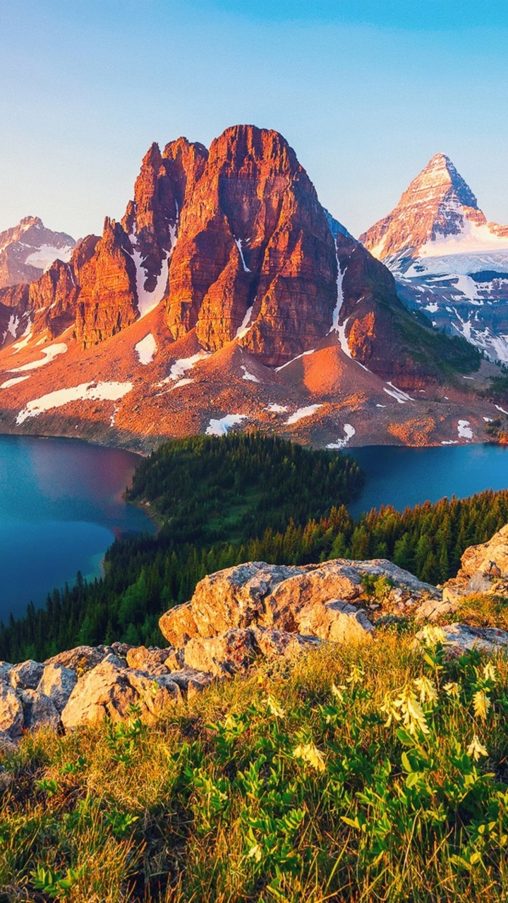 Nature, Mountainous Landforms, Mountain, Mountain Range, Wilderness. Wallpaper in 720x1280 Resolution