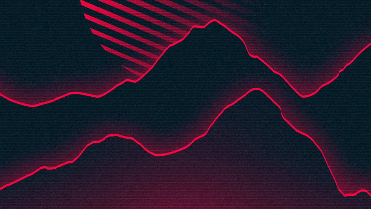 Synthwave, Lumière, Nature, Purple, Noir. Wallpaper in 1280x720 Resolution