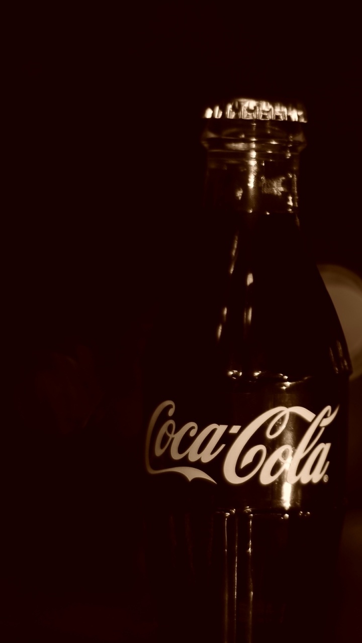 Botella de Vidrio de Coca Cola Zero. Wallpaper in 720x1280 Resolution