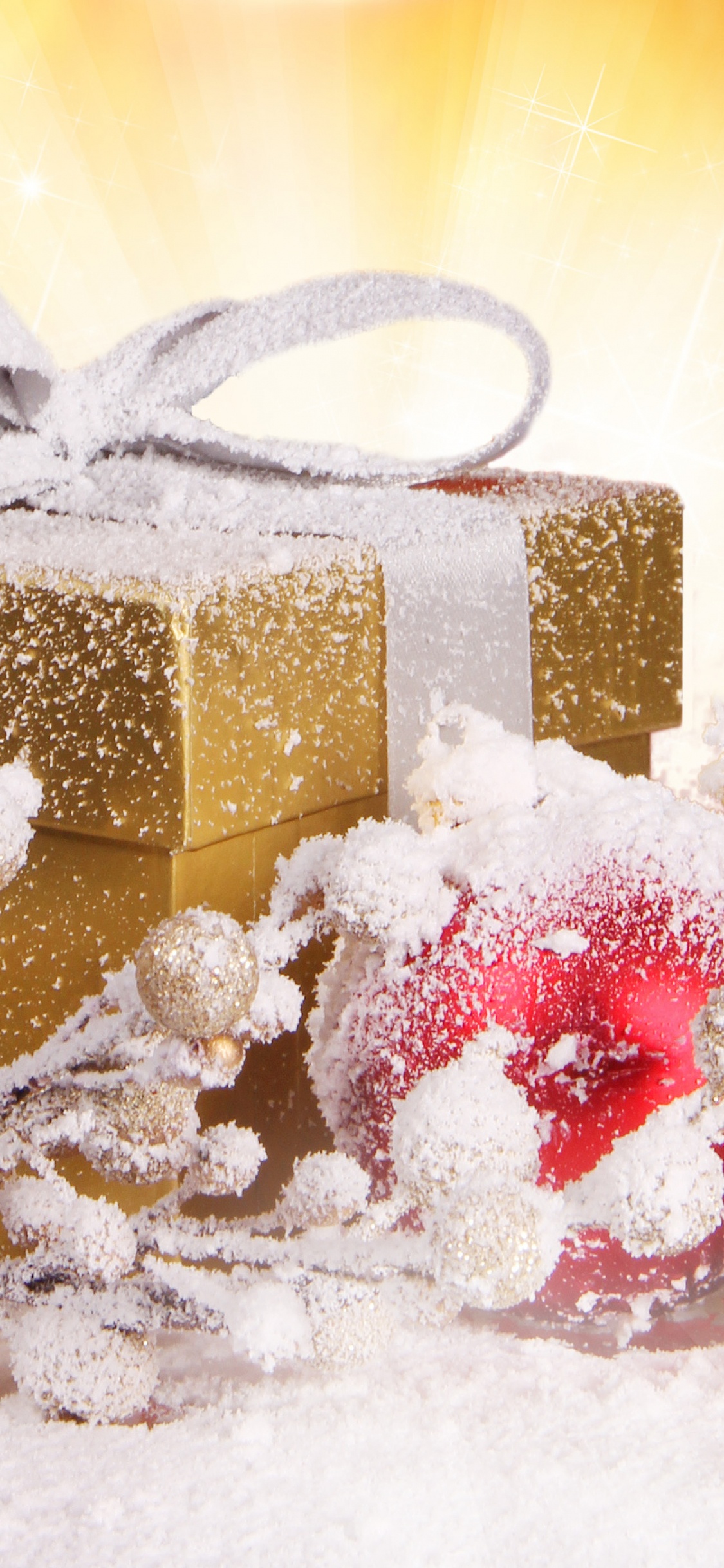 Cadeau de Noël, Cadeau, Le Jour De Noël, Présent, Emballage Cadeau. Wallpaper in 1125x2436 Resolution