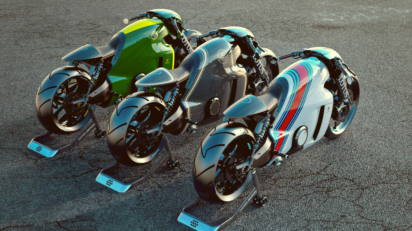 Vélo de Sport Blanc Vert et Noir. Wallpaper in 1366x768 Resolution