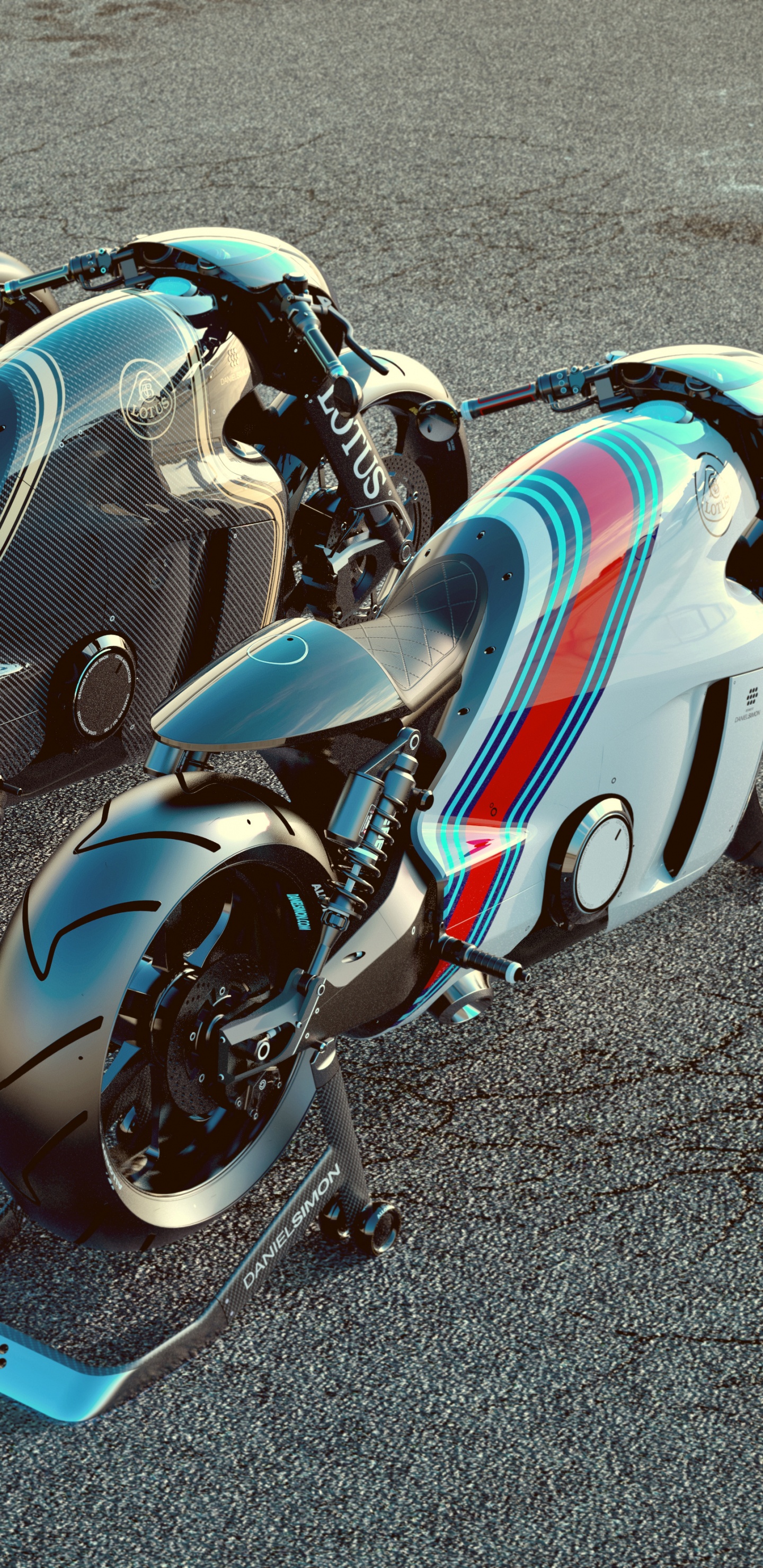 White Green and Black Sports Bike. Wallpaper in 1440x2960 Resolution