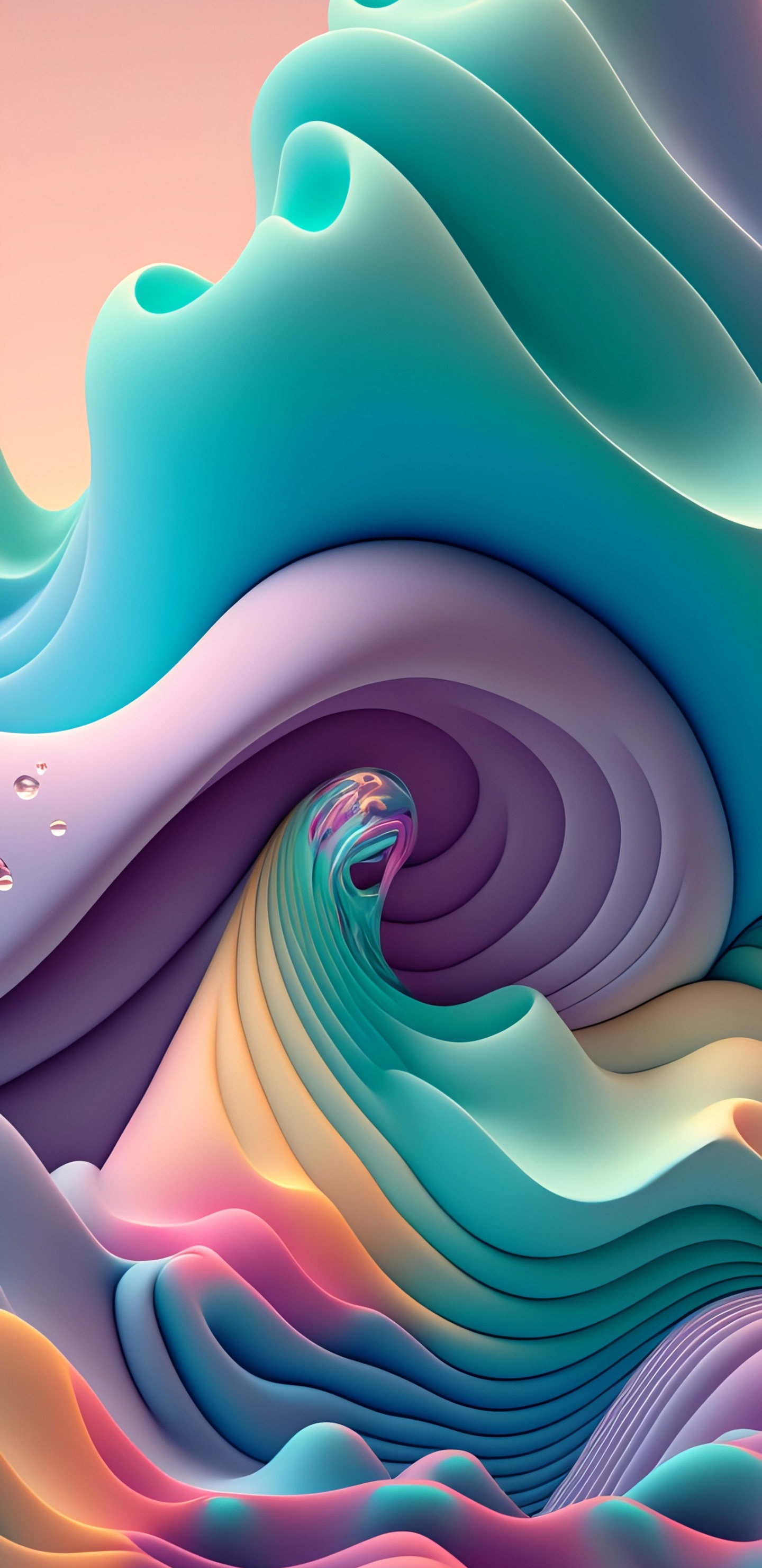 Illustration, la Pureté de la Couleur, White, Lumière, Nature. Wallpaper in 1440x2960 Resolution